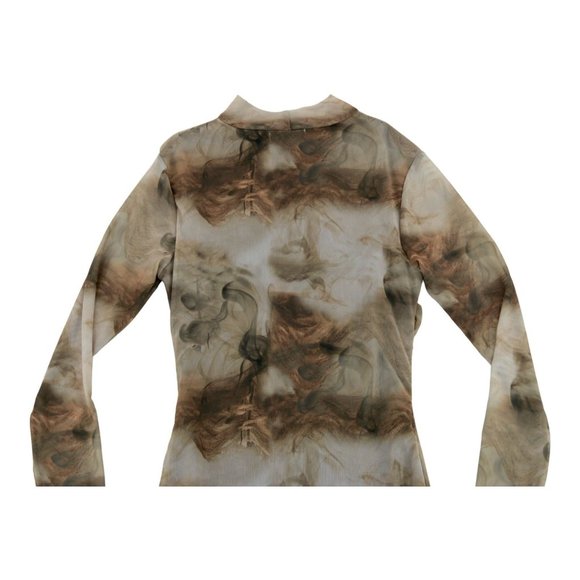 Pretty Little Thing Long Sleeve‎ Dress Shape Brown Size 4 - Picture 3 of 4